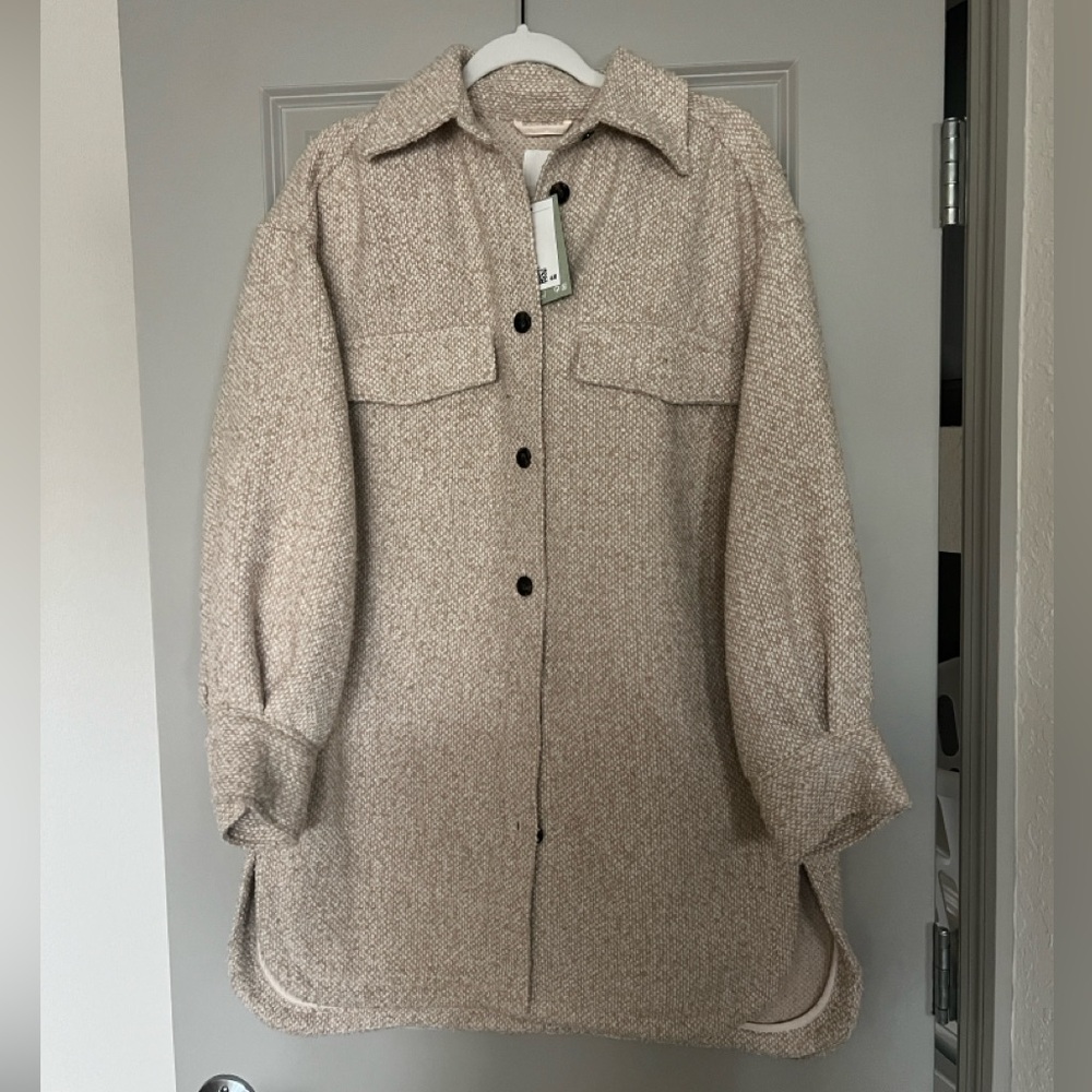 H&M Oversized Shirt Jacket